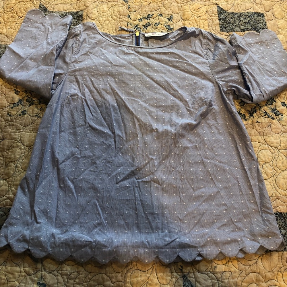 Womens Vineyard Vines Blue Shirt Size 10 EUC